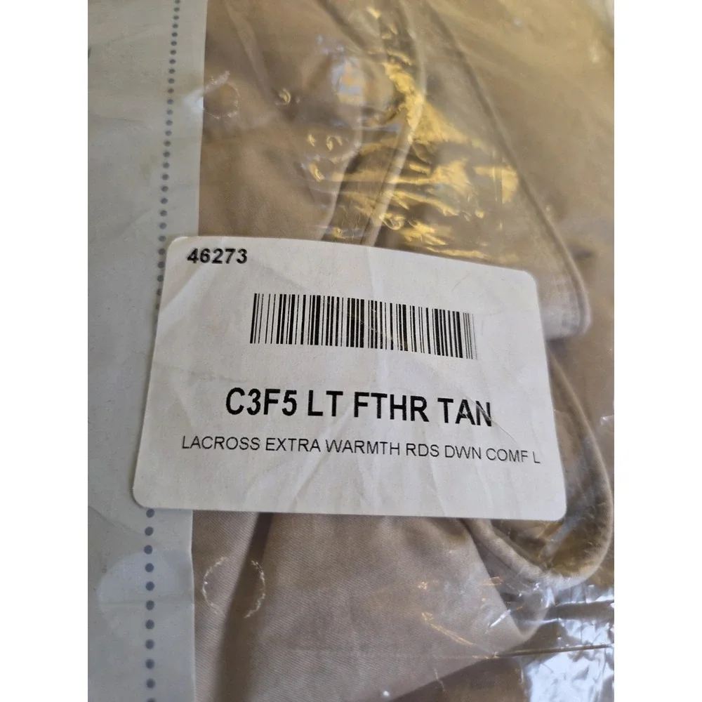 The Company Store Lacrosse Extra Warmth Down Comforter Feather Tan Twin/XL NEW!